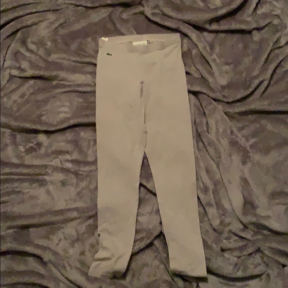 Lacoste girls 12 gray pants